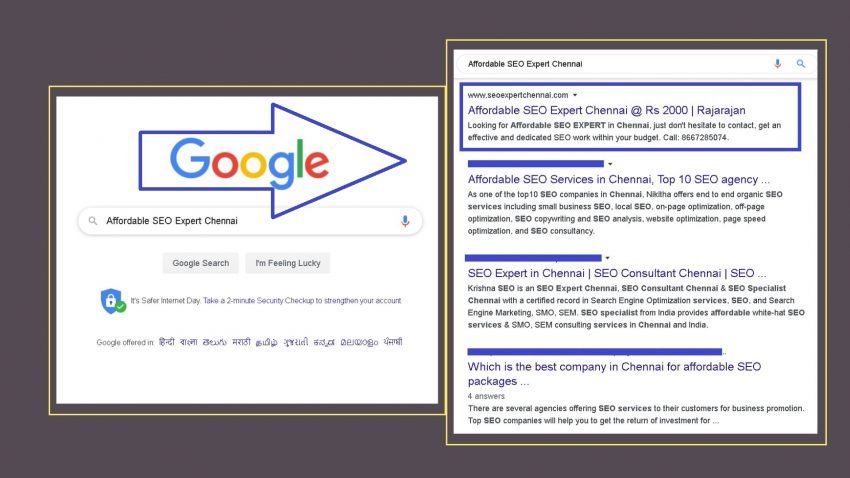 affordable SEO expert chennai